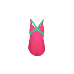 G BASIC JR SWIM PRO BACK FREAK ROSE/GOLF GREEN