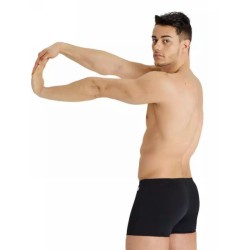 MENS TEAM SWIM SHORT SOLID BLACK/WHT