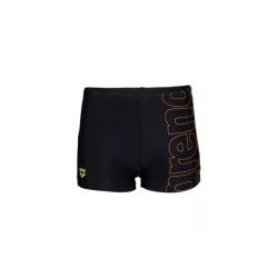 B SWIM SHORTS GRAPHIC BLACK/S GREEN