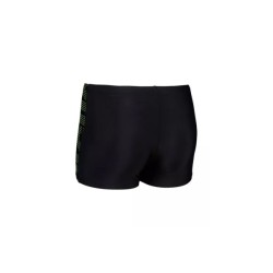 B SWIM SHORTS GRAPHIC BLACK/S GREEN