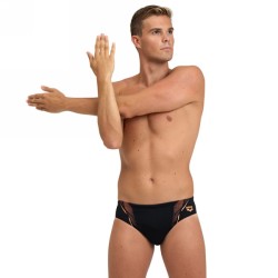 M SWIM BRIEFS GRAPHIC BLACK/NESPOLA