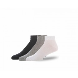 3P ANKLE BABY WHT/BLK/GRY