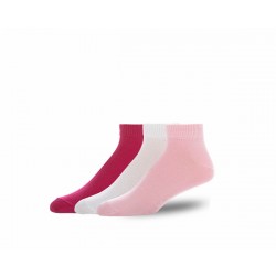 3P ANKLE BABY WHT/PINK