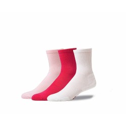 3P-TENNIS SOCKS KIDS WHT/PINK 3P-TENNIS SOCKS KIDS WHT/PINK