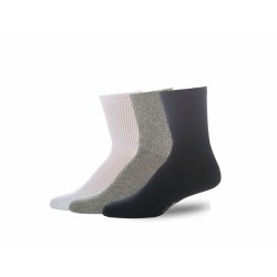 3P TENNIS SOCKS WHT/BLK/GREY