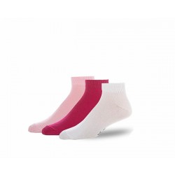 X CODE 3P ANKLE WHT/PINK