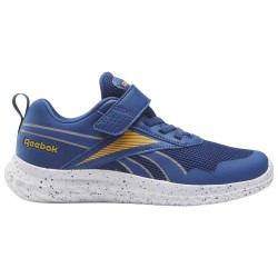 RUSH RUNNER 5 ELASTIC LACE & TOP STRAP  BLUE/AMBER/WHITE
