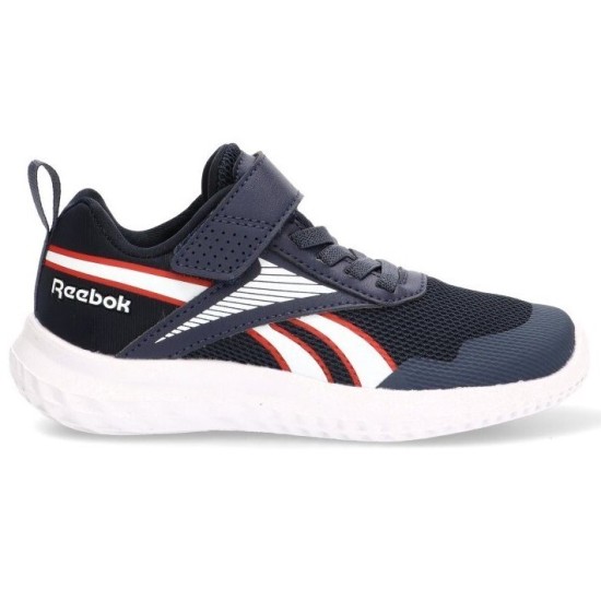 RUSH RUNNER 5 ELASTIC LACE & TOP STRAP  BLUE/WHITE/RED