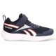 RUSH RUNNER 5 ELASTIC LACE & TOP STRAP  BLUE/WHITE/RED