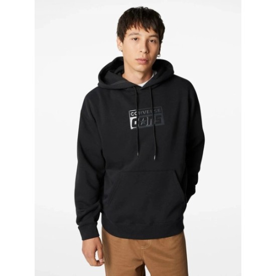 CONS BRUSHED BACK FLEECE PULLOVER HOODIE BLACK