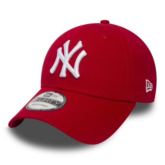 NEW ERA CAP LEAG BASIC NEYYAN SCARLET/WHITE
