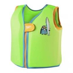 LEARN TO SWIM PRINTED FLOAT VEST GREEN/BLUE