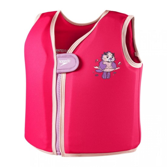 LEARN TO SWIM PRINTED FLOAT VEST PINK/PURPLE