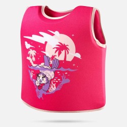 LEARN TO SWIM PRINTED FLOAT VEST PINK/PURPLE