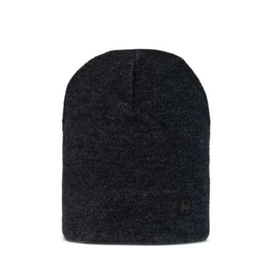 MERINO FLEECE BEANIE BLACK