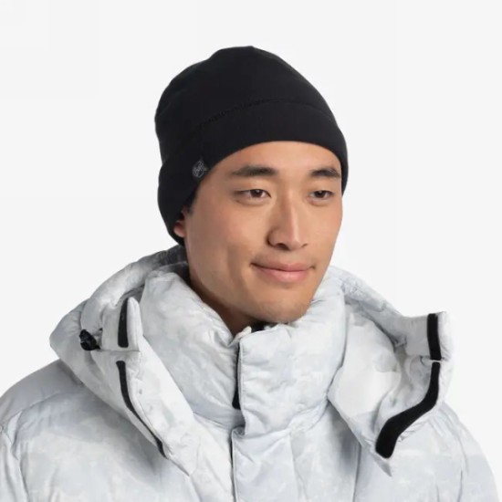 POLAR BEANIE SOLID BLACK