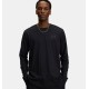 UA SPORTSTYLE LEFT CHEST LS BLK/PICH GRAY