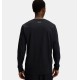 UA SPORTSTYLE LEFT CHEST LS BLK/PICH GRAY