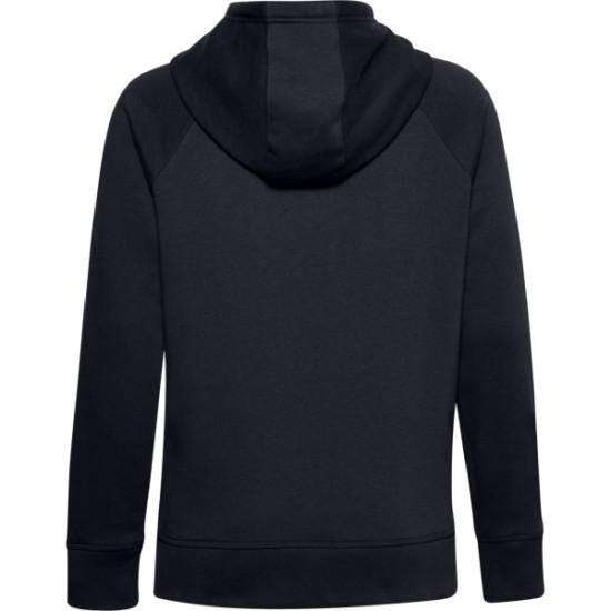 W UA RIVAL FLEECE HB HOODIE BLACK