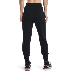 WMN S UA RIVAL FLEECE JOGGER BLACK/WHITE WMN S UA RIVAL FLEECE JOGGER BLACK/WHITE