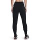 WMN S UA RIVAL FLEECE JOGGER BLACK/WHITE