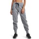 W UA RIVAL FLEECE JOGGER STEEL MEDIUM HEATHER/BLACK
