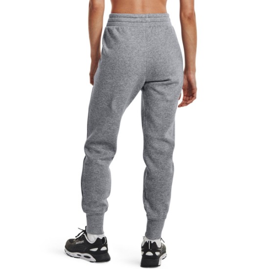 W UA RIVAL FLEECE JOGGER STEEL MEDIUM HEATHER/BLACK