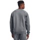 MEN S UA RIVAL FLEECE CREW PITCH GRAY LIGHT HEATHER/ONYX WHT