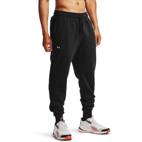 MEN S UA RIVAL FLEECE JOGGERS BLACK