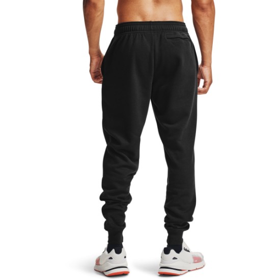 MEN S UA RIVAL FLEECE JOGGERS BLACK