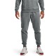 UA RIVAL FLEECE JOGGERS  GRAY L HEATHER/ONYX WHT
