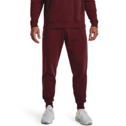 UA RIVAL FLEECE JOGGER PANTS CHESTNUT RED/ONYX WHT UA RIVAL FLEECE JOGGER PANTS CHESTNUT RED/ONYX WHT