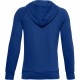 B UA RIVAL FLEECE HOODIE ROYAL/ONYX WHT