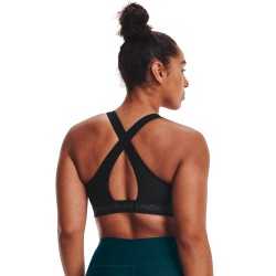 UA  MID CROSSBACK SPORTS BRA BLACK UA  MID CROSSBACK SPORTS BRA BLACK