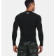 M UA  HEATGEAR  UARMOUR  LONG SLEEVE  BLACK/WHT