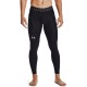 UA HG ARMOUR LEGGINGS  BLACK/WHITE