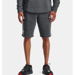 MEN S UA RIVAL TERRY SHORTS DARK GREY