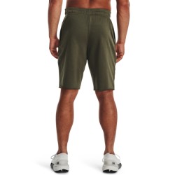 UA RIVAL TERRY SHORTS  MARINE OD GREEN/ONYX