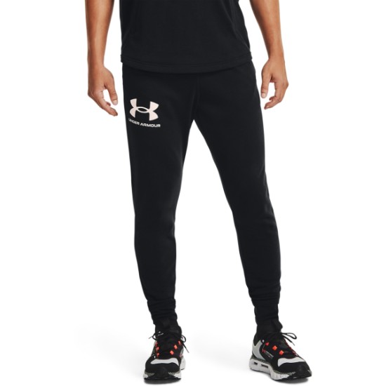 MEN S UA RIVAL TERRY JOGGERS BLACK/ONYX WHITE