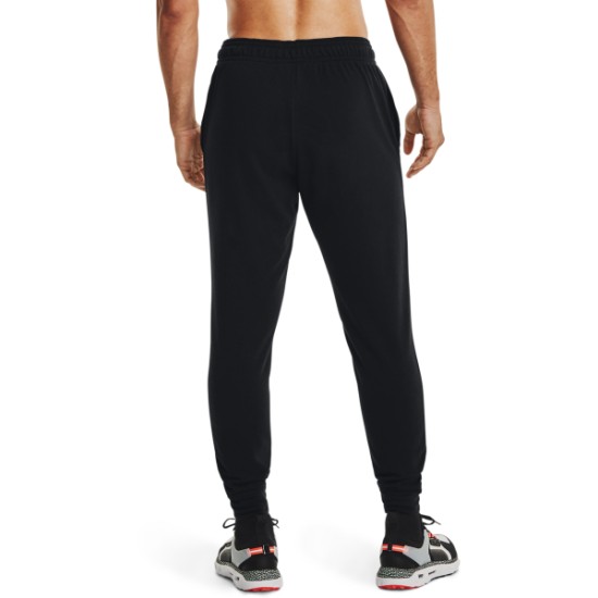 MEN S UA RIVAL TERRY JOGGERS BLACK/ONYX WHITE