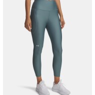 UA HG NO-SLIP WAISTBAND ANKLE LEGGING JASPER BLUE/WHT