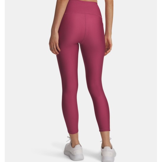 UA HG NO-SLIP WAISTBAND ANKLE LEGGING FUCHSIA DUST
