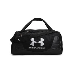UA UNDENIABLE 5.0 LARGE DUFFLE BAG  BLACK/METALIC SILVER