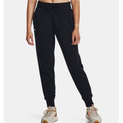 WOMEN S UA RIVAL FLEECE JOGGERS BLACK/WHT WOMEN S UA RIVAL FLEECE JOGGERS BLACK/WHT