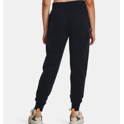 WOMEN S UA RIVAL FLEECE JOGGERS BLACK/WHT WOMEN S UA RIVAL FLEECE JOGGERS BLACK/WHT