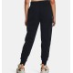 WOMEN S UA RIVAL FLEECE JOGGERS BLACK/WHT