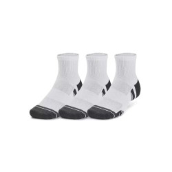UA PERFORMANCE TECH 3PK QTR WHITE