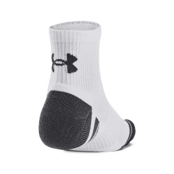 UA PERFORMANCE TECH 3PK QTR WHITE