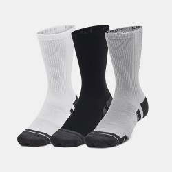 UA PERFORMANCE TECH 3PK CREW MOD GRAY/WHT/JET GRA UA PERFORMANCE TECH 3PK CREW MOD GRAY/WHT/JET GRA