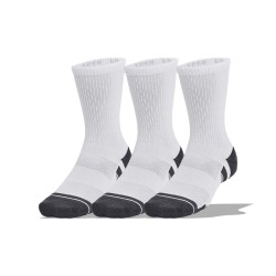 UA PERFORMANCE TECH 3PK CREW WHITE